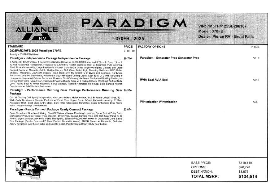 2025 Alliance 2025 Alliance Paradigm - thumbnail 29