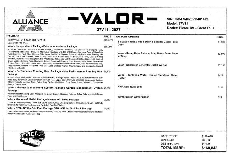 2027 Alliance 2027 Alliance Valor - thumbnail 22
