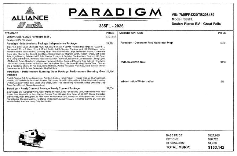 2026 Alliance 2026 Alliance Paradigm - thumbnail 49