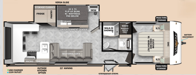 2024 Forest River 2024 Forest River Wildwood - thumbnail 3