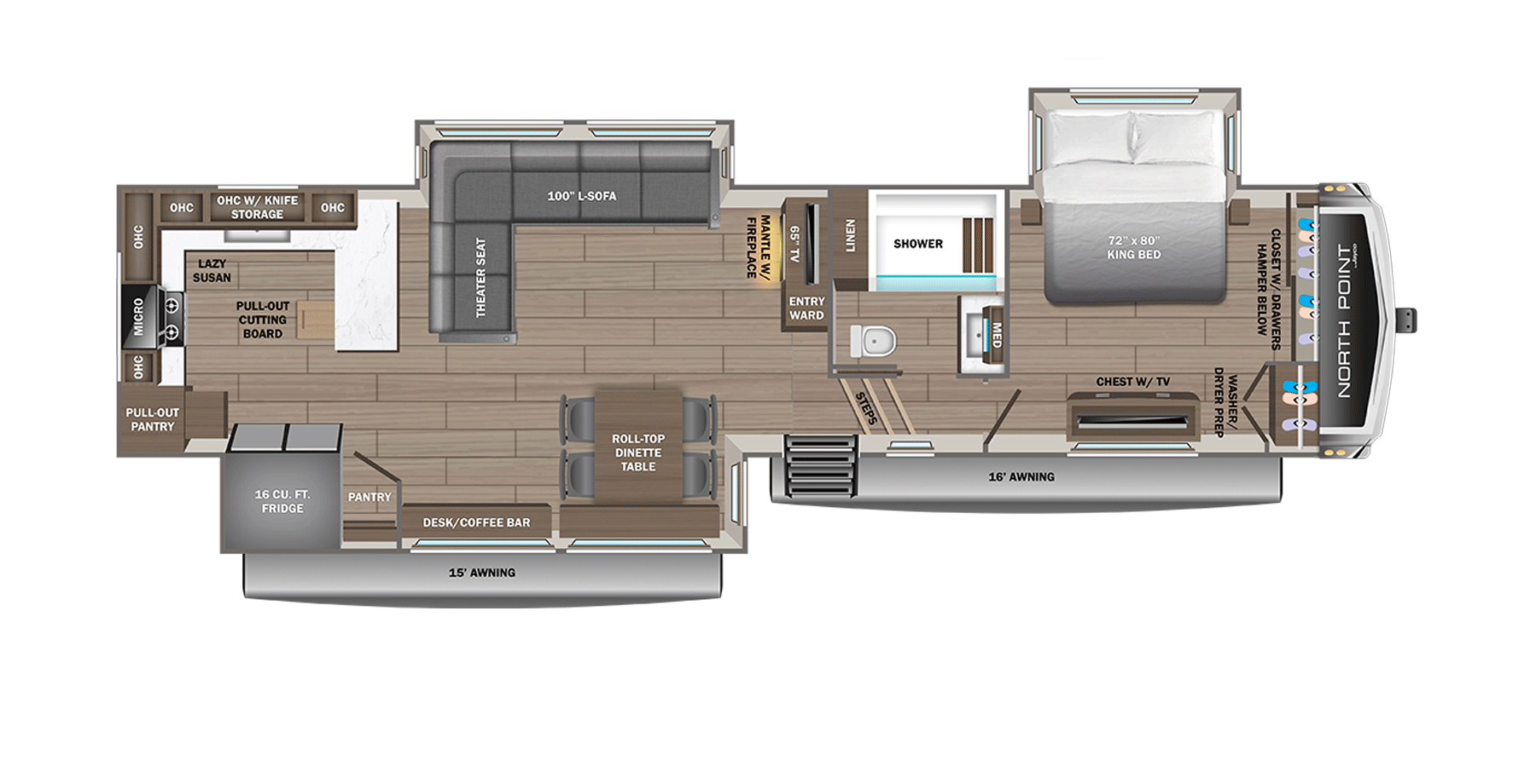 2027 Jayco 2027 Jayco North Point - thumbnail 2