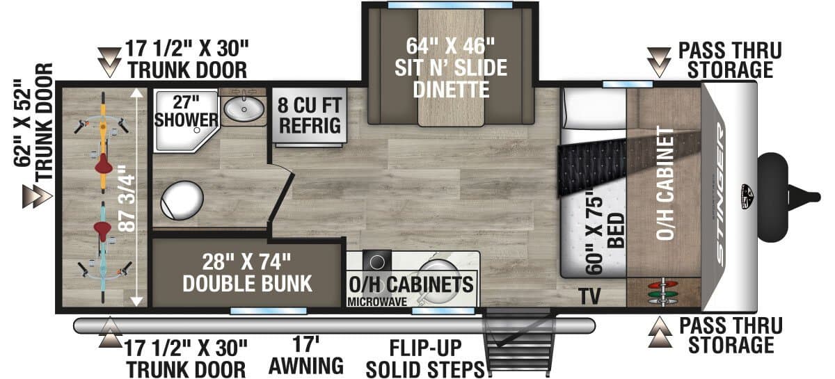 2026 Venture RV 2026 Venture RV SportTrek Stinger - thumbnail 2