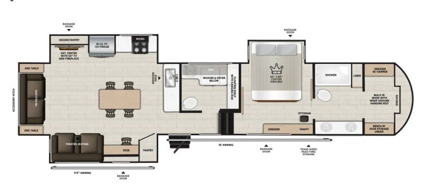 2027 Forest River Wildwood Heritage Glen 380WDR