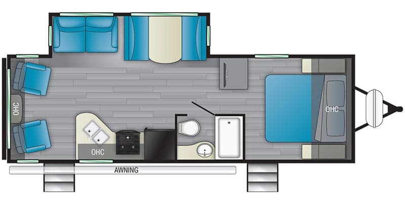 2022 Heartland Mallard M27 floorplan