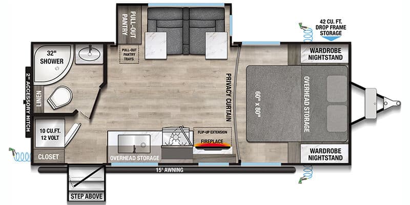 2026 Alliance RV Delta ML206 floorplan