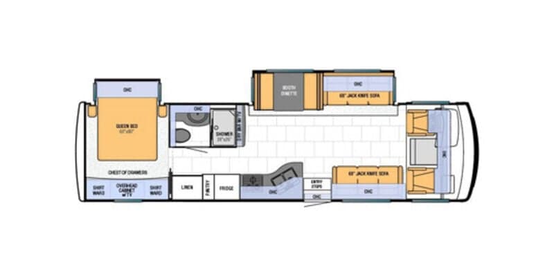2013 NEWMAR BAY STAR 3302 floorplan