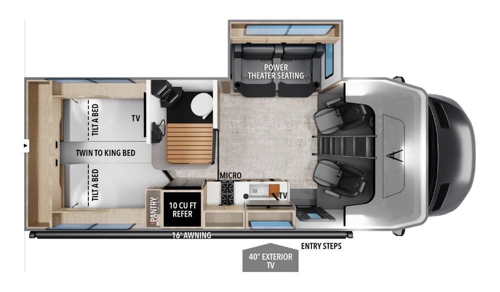 2026 Grand Design Lineage Series M 25TK floorplan