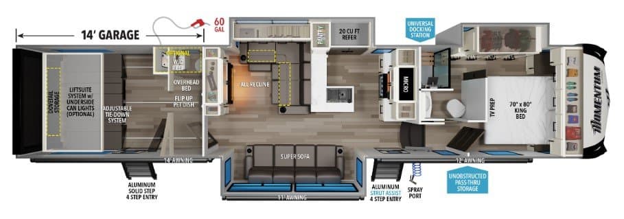 Momentum 395MS Floorplan 