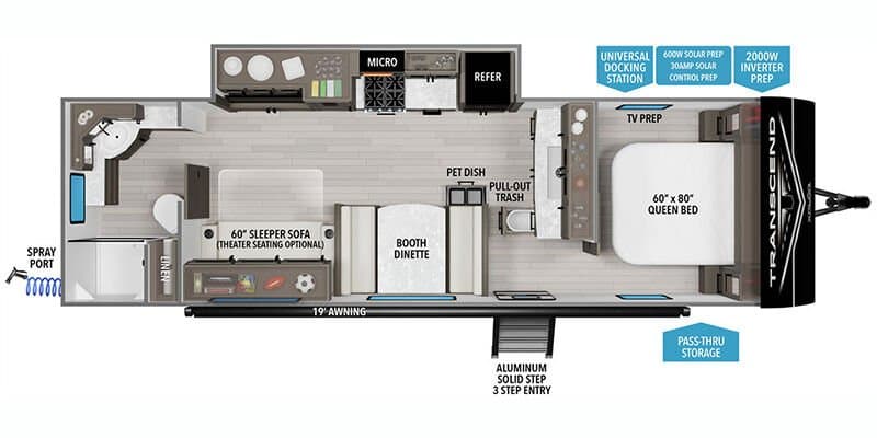 Transcend 26RBX Floorplan