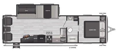 2023 Keystone Springdale 285TL floorplan