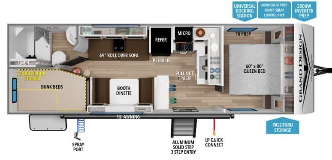 2026 Grand Design Transcend Xplor 24BHX