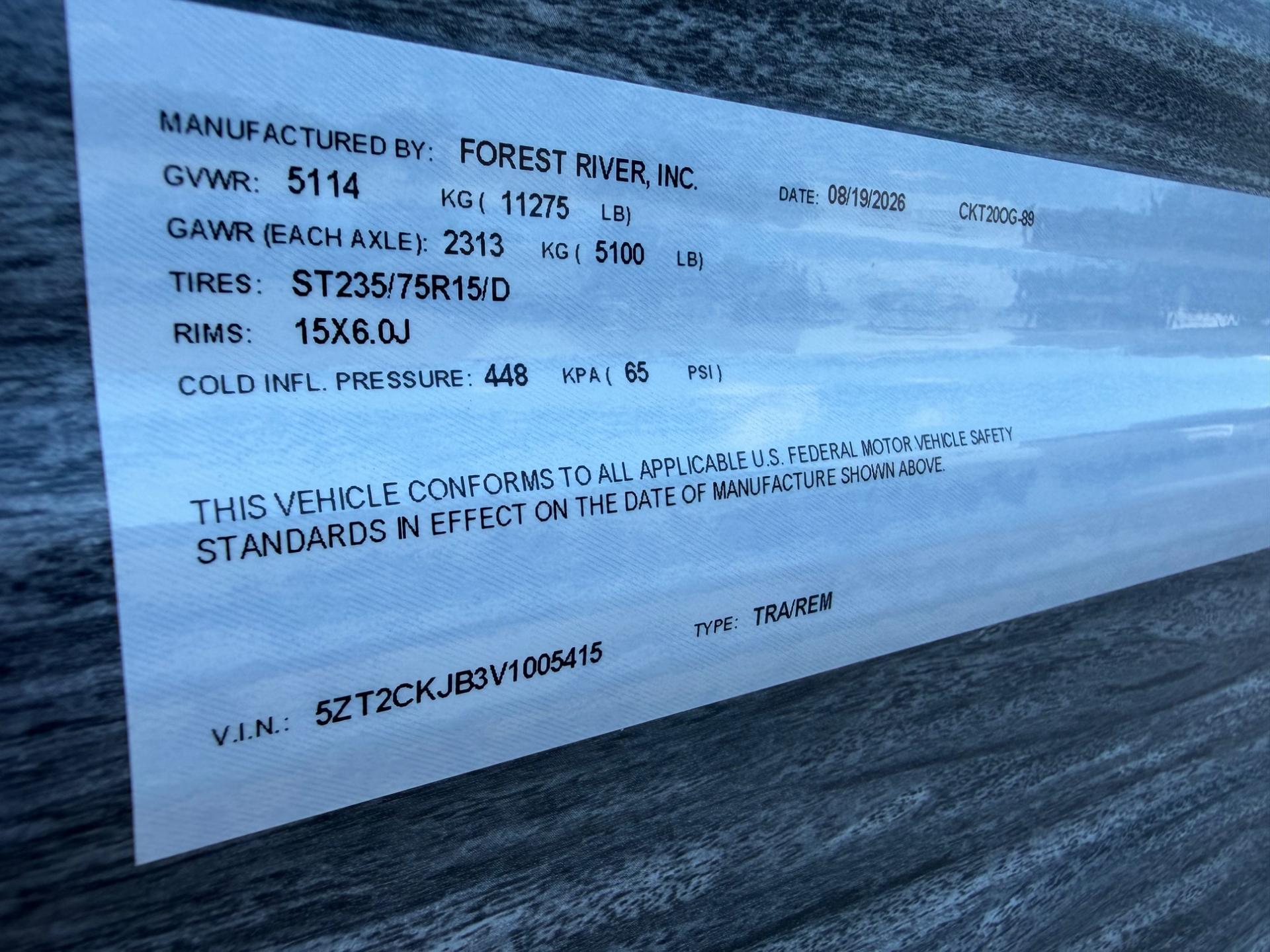 2027 Forest River 2027 Forest River Cherokee Timberwolf - thumbnail 19