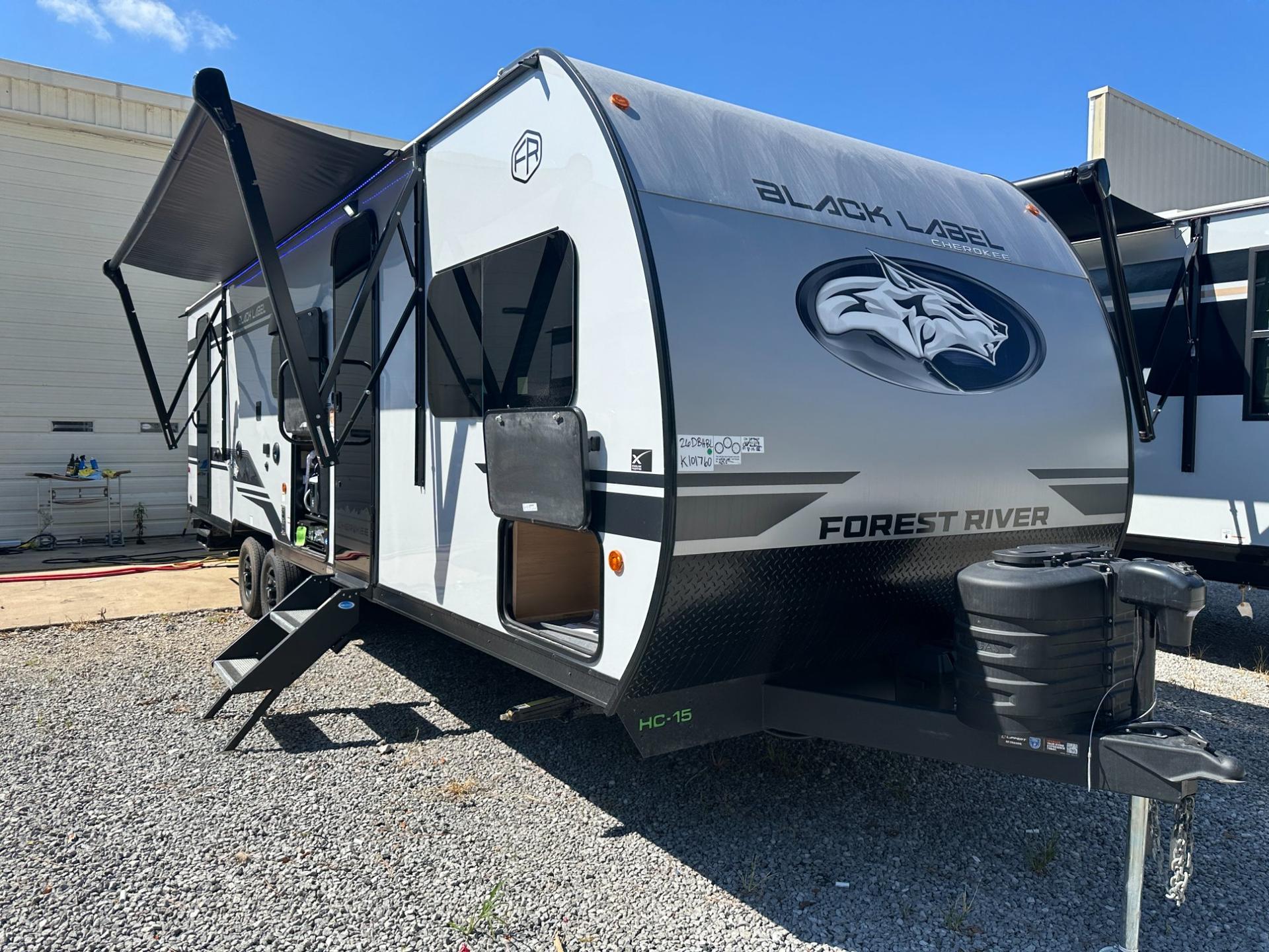 2027 Forest River Cherokee Grey Wolf Black Label 26DBHBL