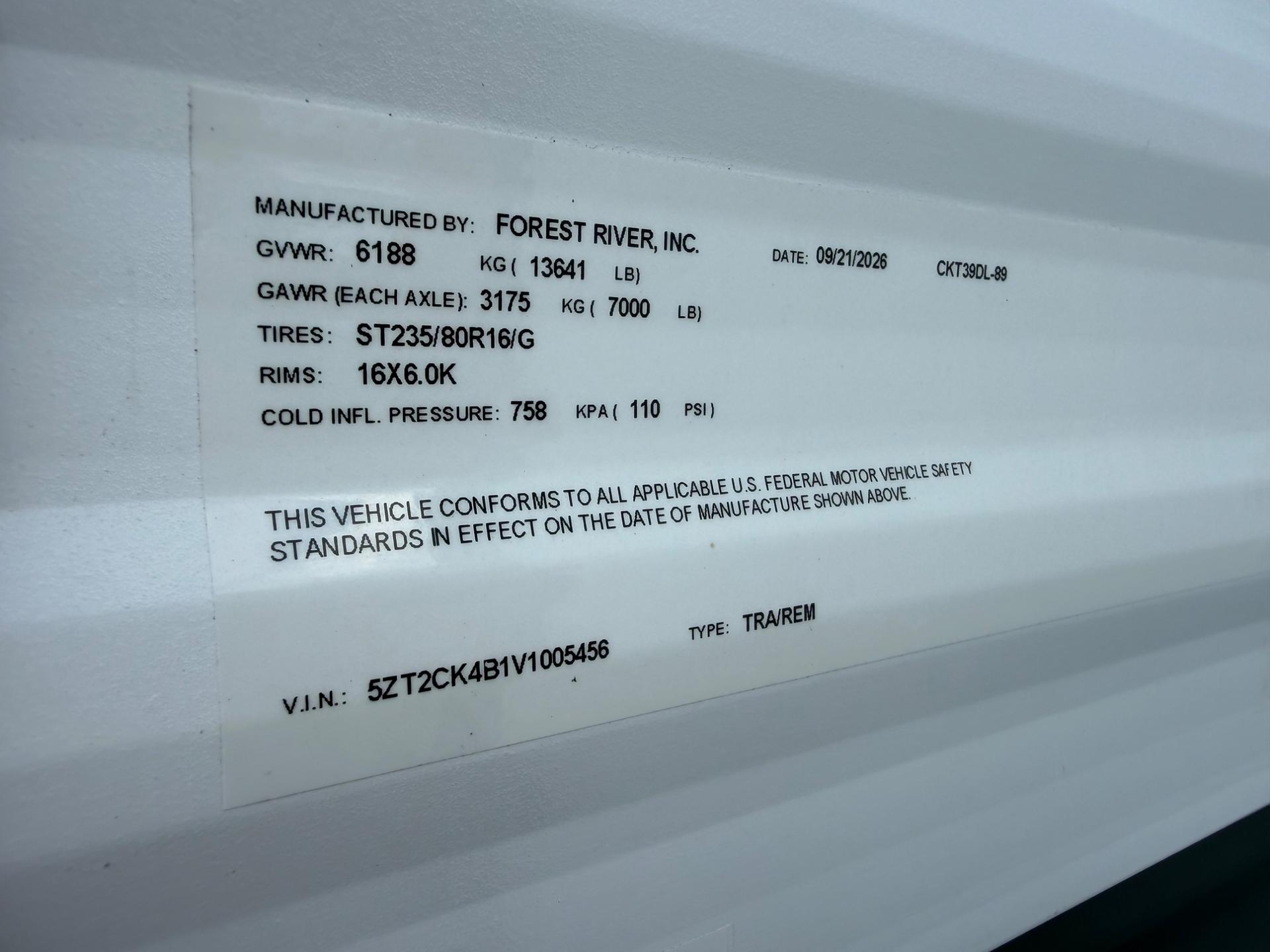 2027 Forest River 2027 Forest River Cherokee Timberwolf - thumbnail 18