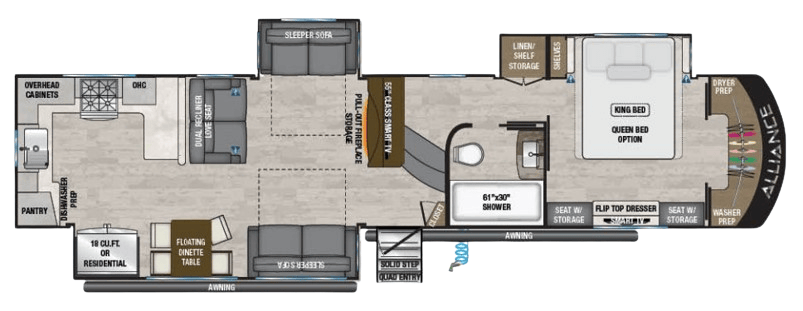 2022 Alliance RV 2022 Alliance RV Paradigm - thumbnail 2