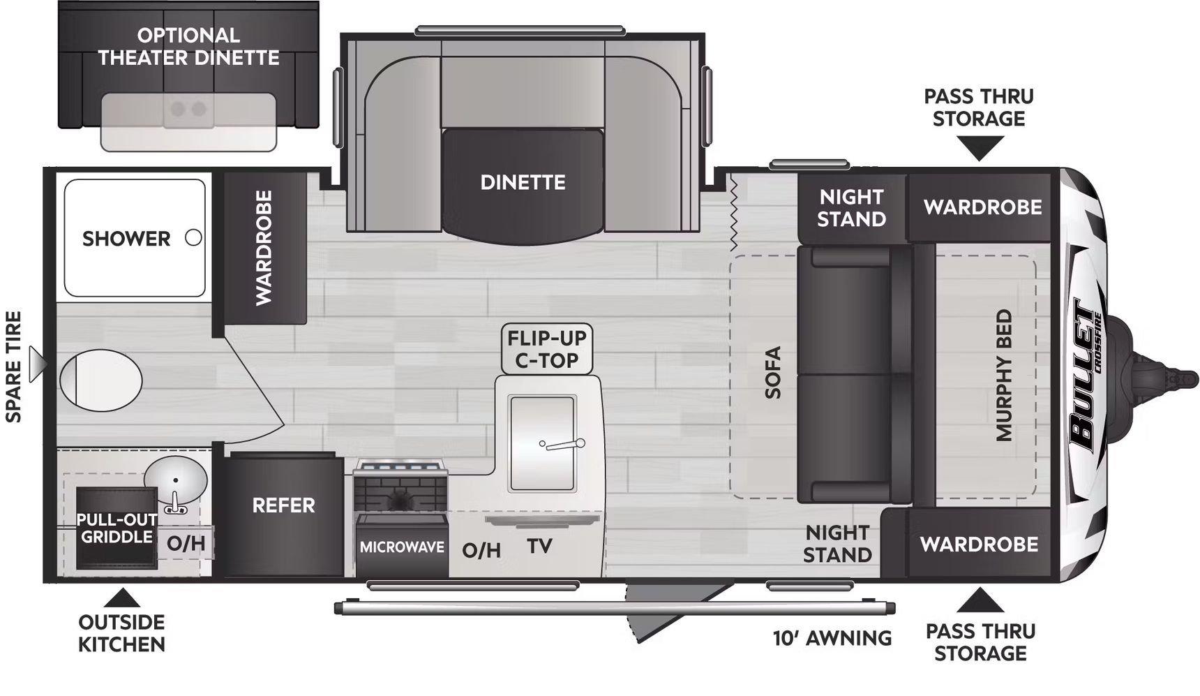 2024 Keystone 2024 Keystone Bullet Crossfire - thumbnail 2