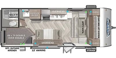 2023 Forest River 2023 Forest River Salem Cruise Lite - thumbnail 2