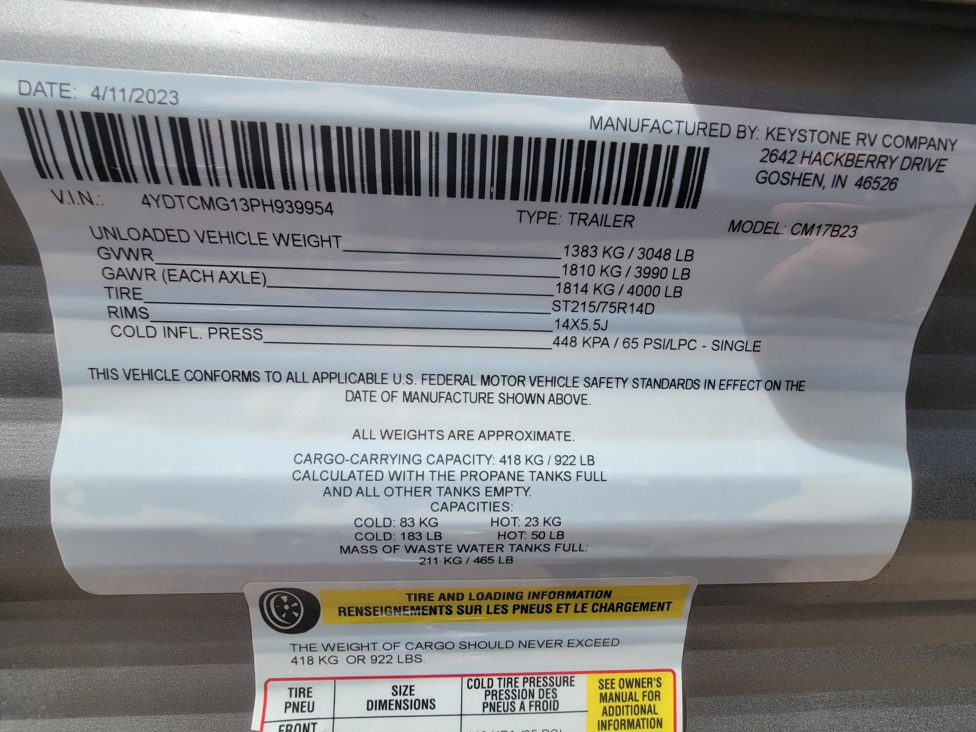 2023 Keystone 2023 Keystone Coleman - thumbnail 5