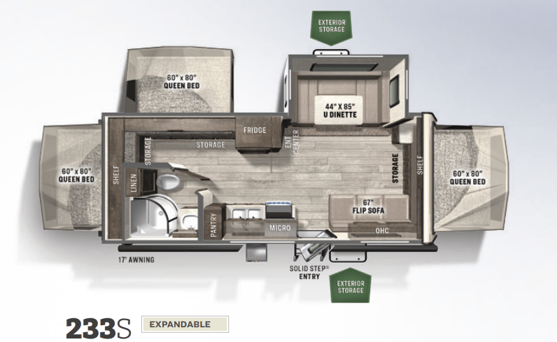 2021 Forest River 2021 Forest River Flagstaff Shamrock Hybrid - thumbnail 2