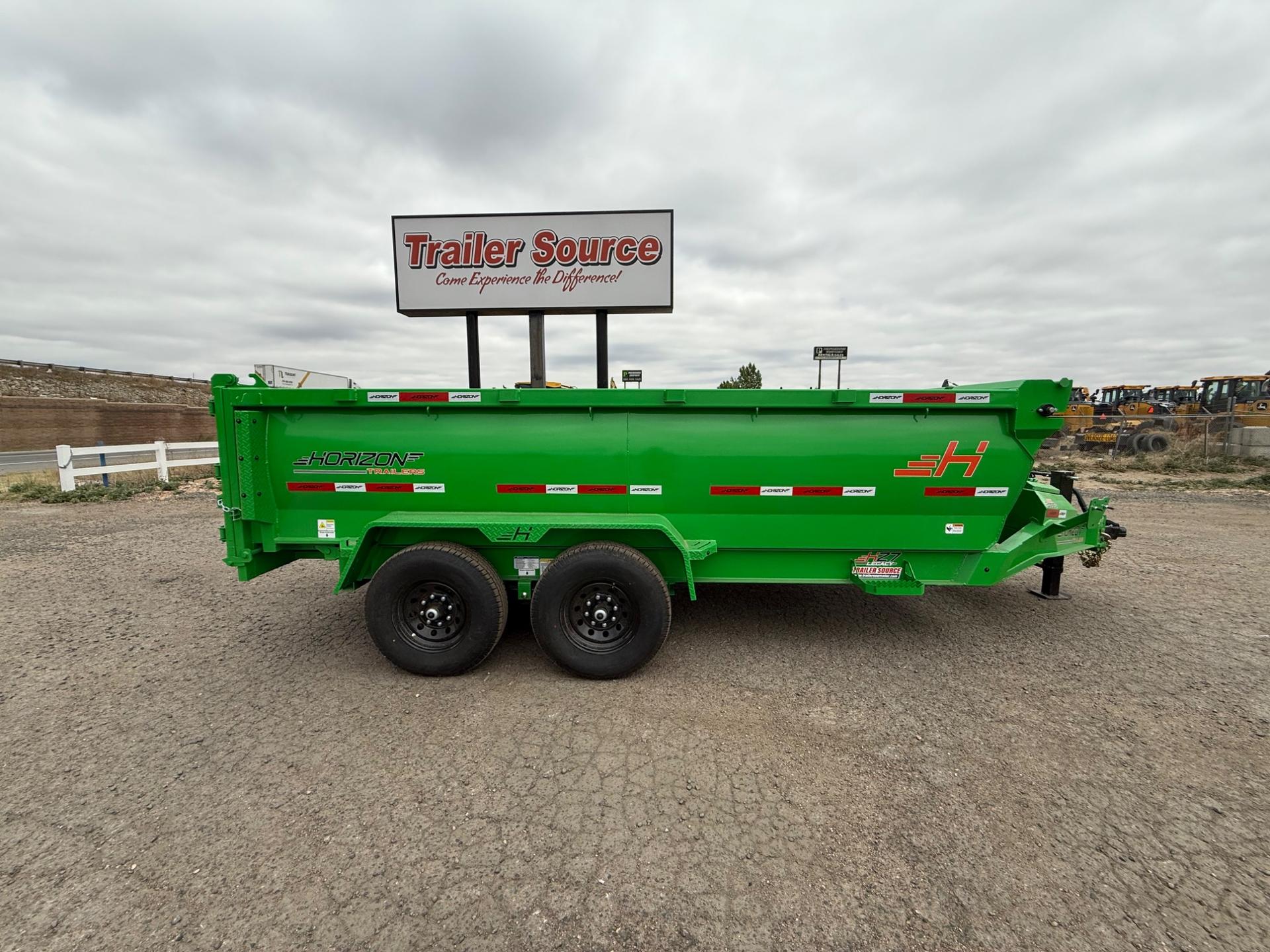 2026 Horizon Trailers 2026 Horizon Trailers 7'x14'x3' BP Dump - thumbnail 3