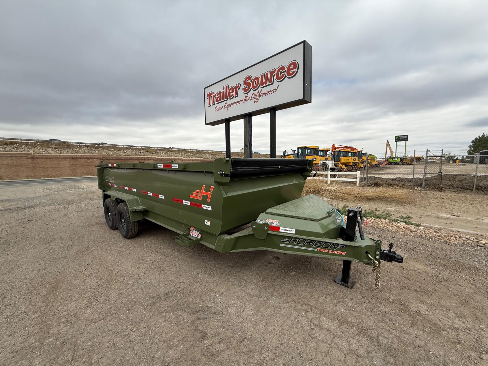 2026 Horizon Trailers 7'x16'x3' BP Dump - 6911
