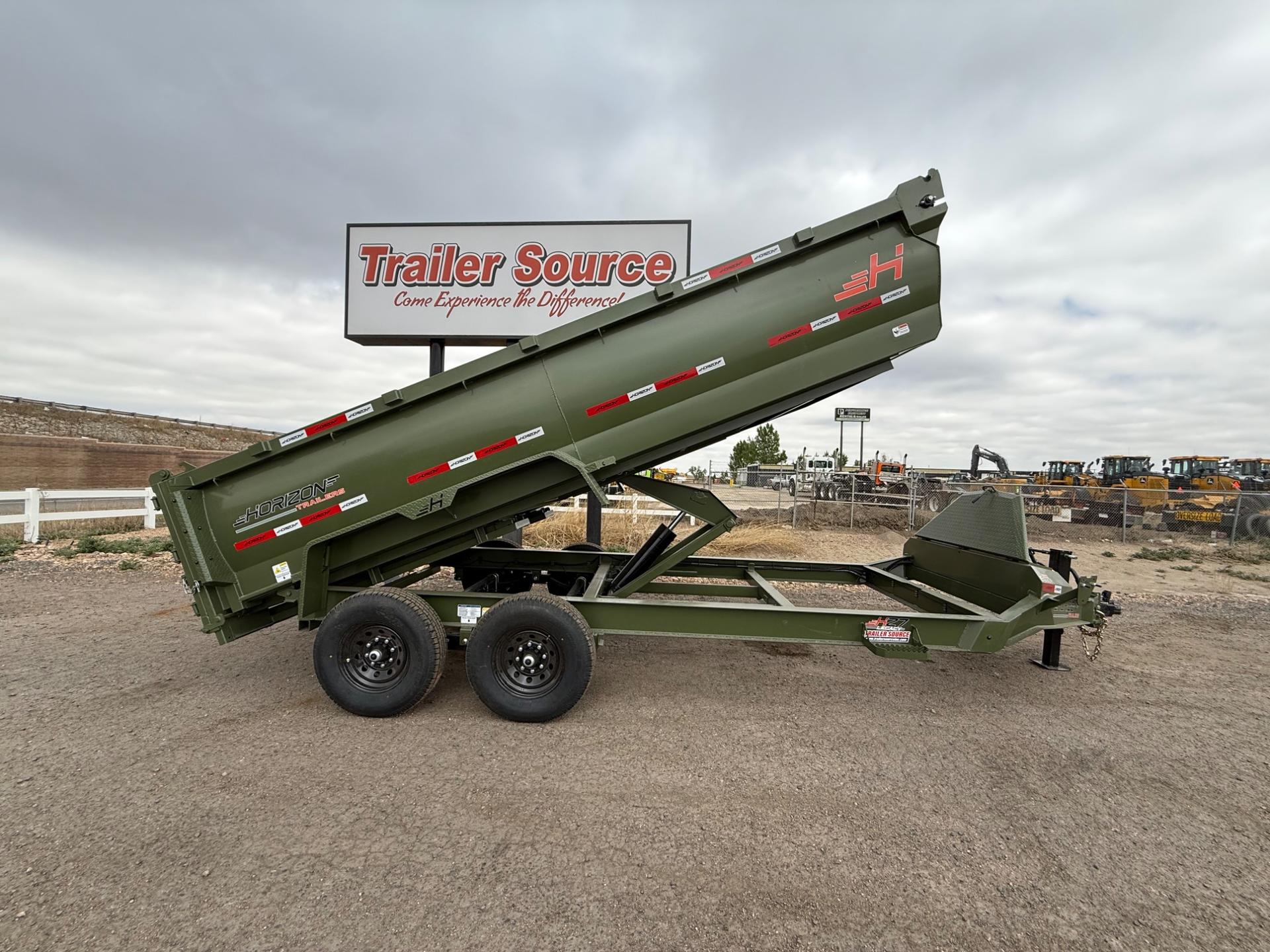 2026 Horizon Trailers 2026 Horizon Trailers 7'x16'x3' BP Dump - 6911 - thumbnail 6