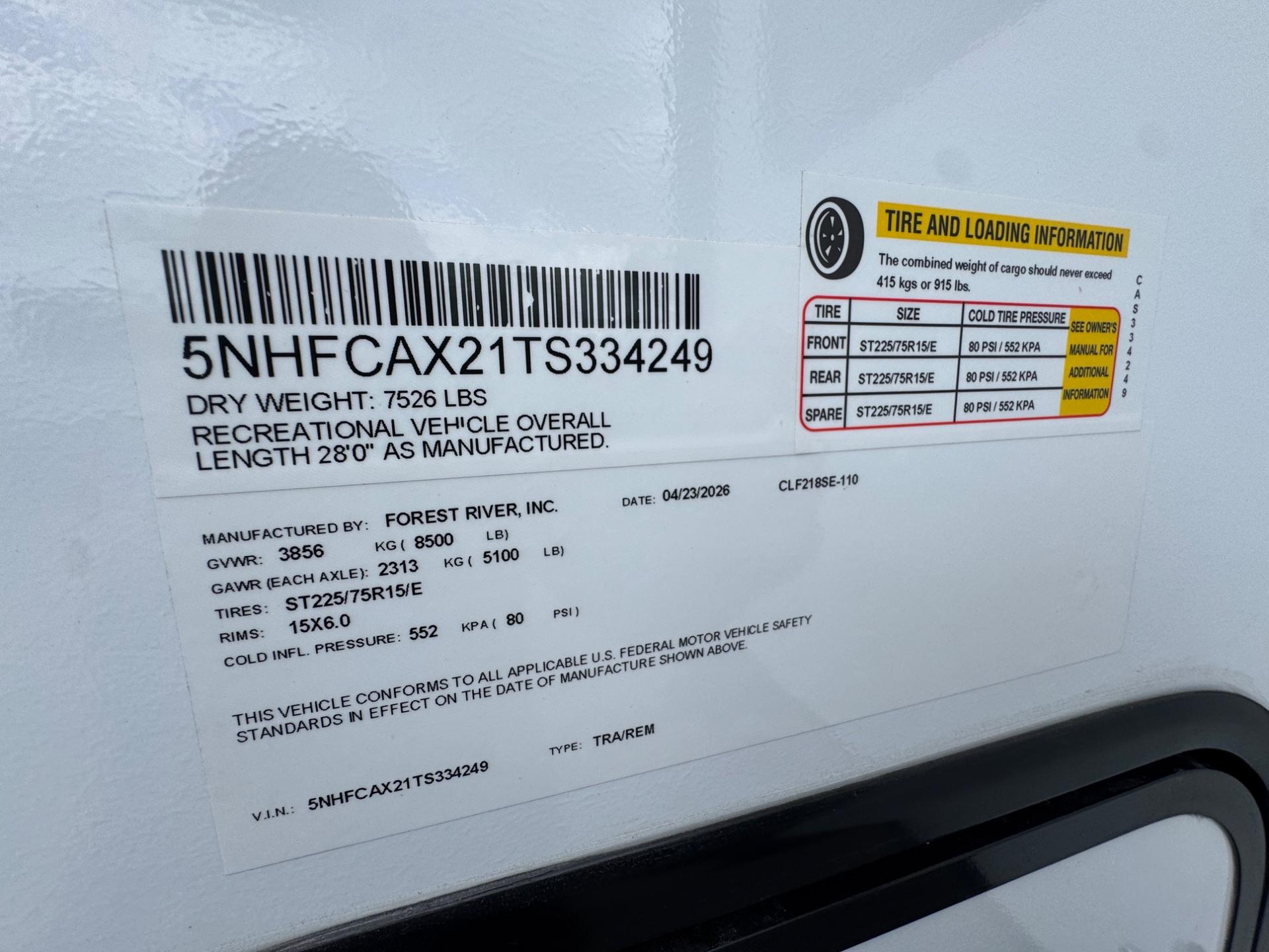 2026 Forest River 2026 Forest River Chaparral - thumbnail 24