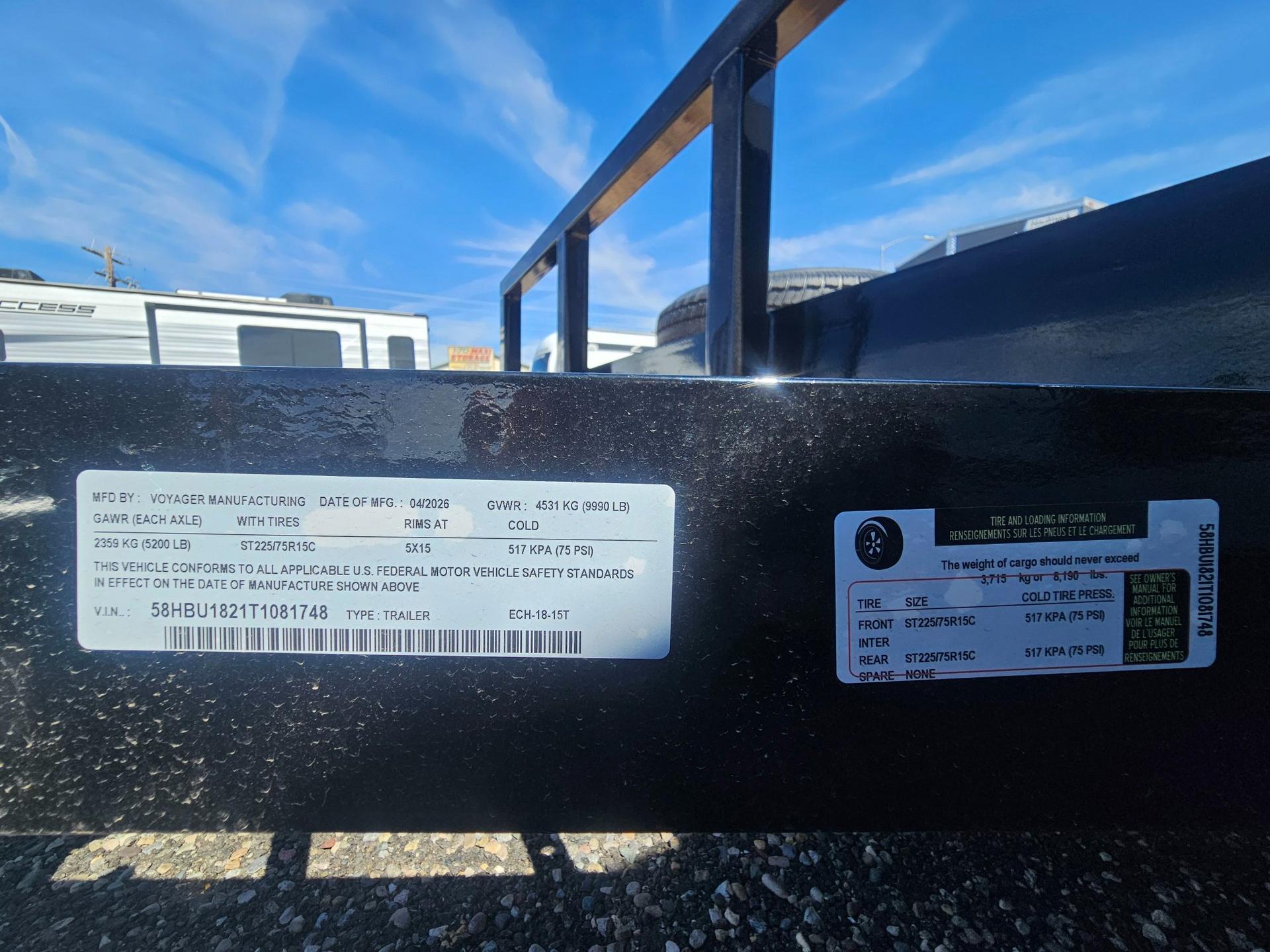 2026 Echo Trailers 2026 Echo Trailers 7'x18' Car Hauler - - thumbnail 2