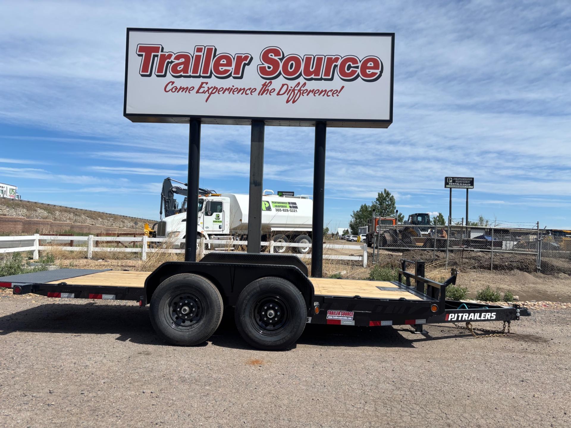 2026 PJ Trailers 2026 PJ Trailers 7'x16' Channel Equipment Tilt - - thumbnail 3