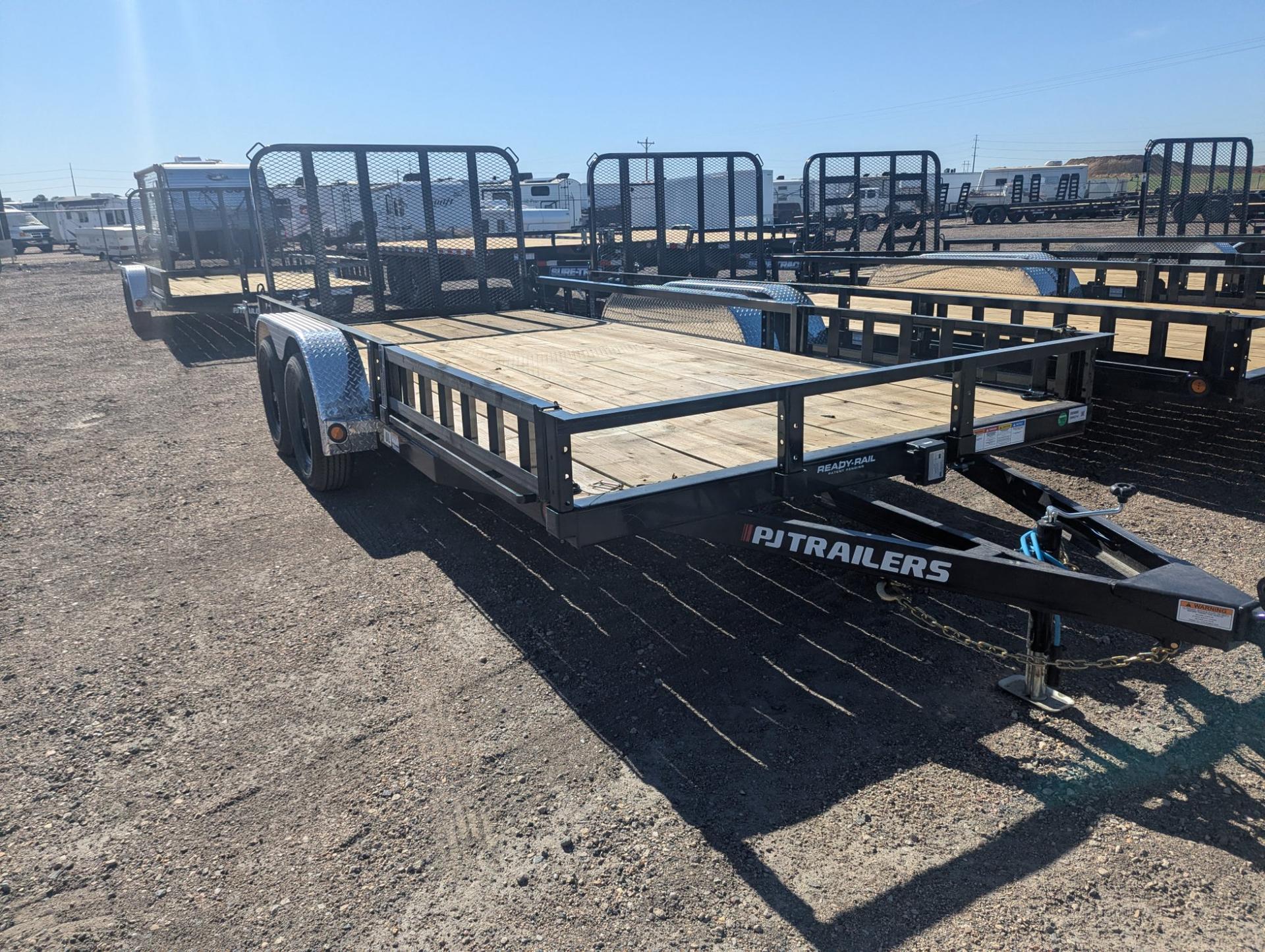 2026 PJ Trailers 2026 PJ Trailers 7'x16' Channel Utility - - thumbnail 2