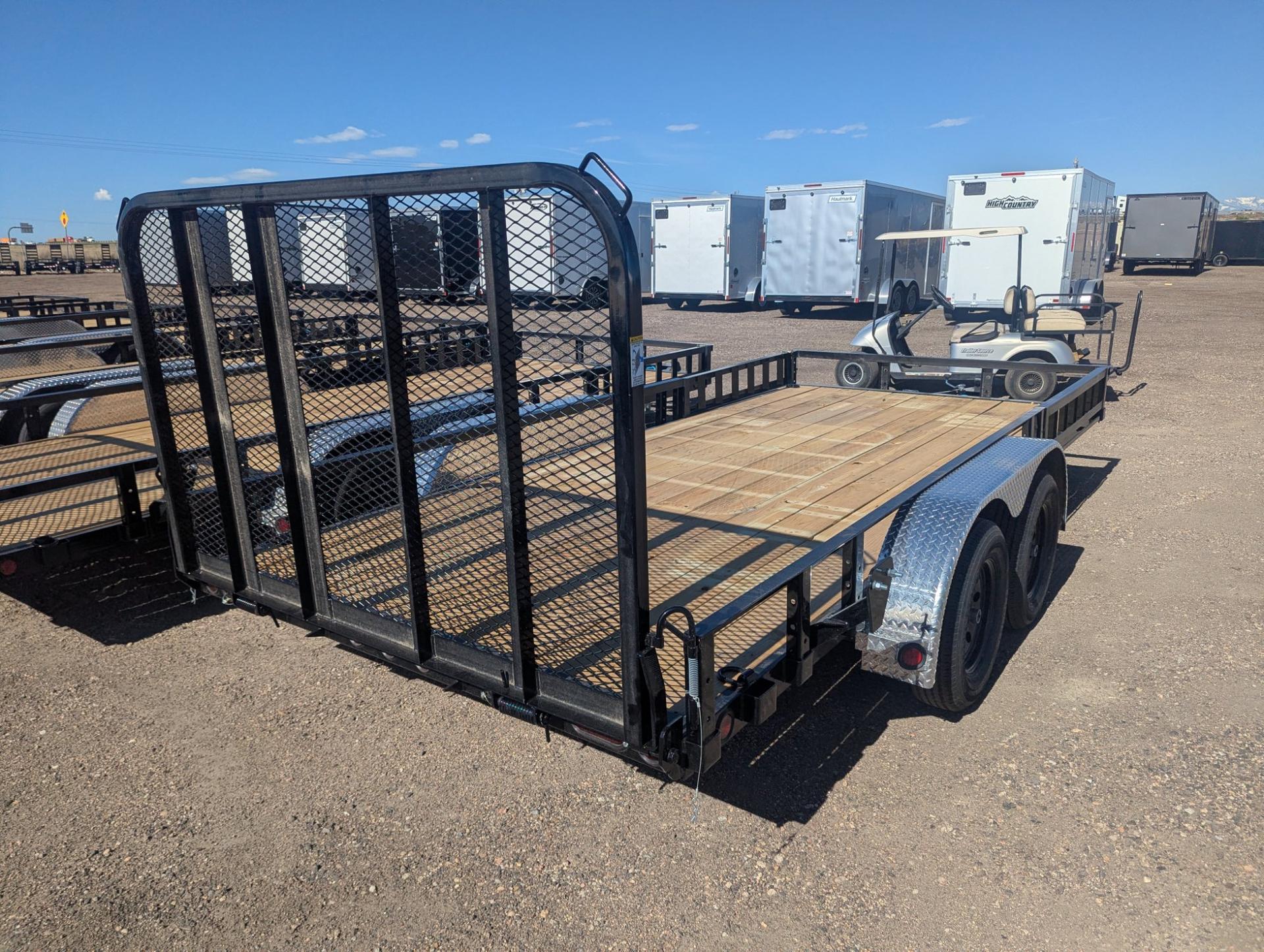 2026 PJ Trailers 2026 PJ Trailers 7'x16' Channel Utility - - thumbnail 3