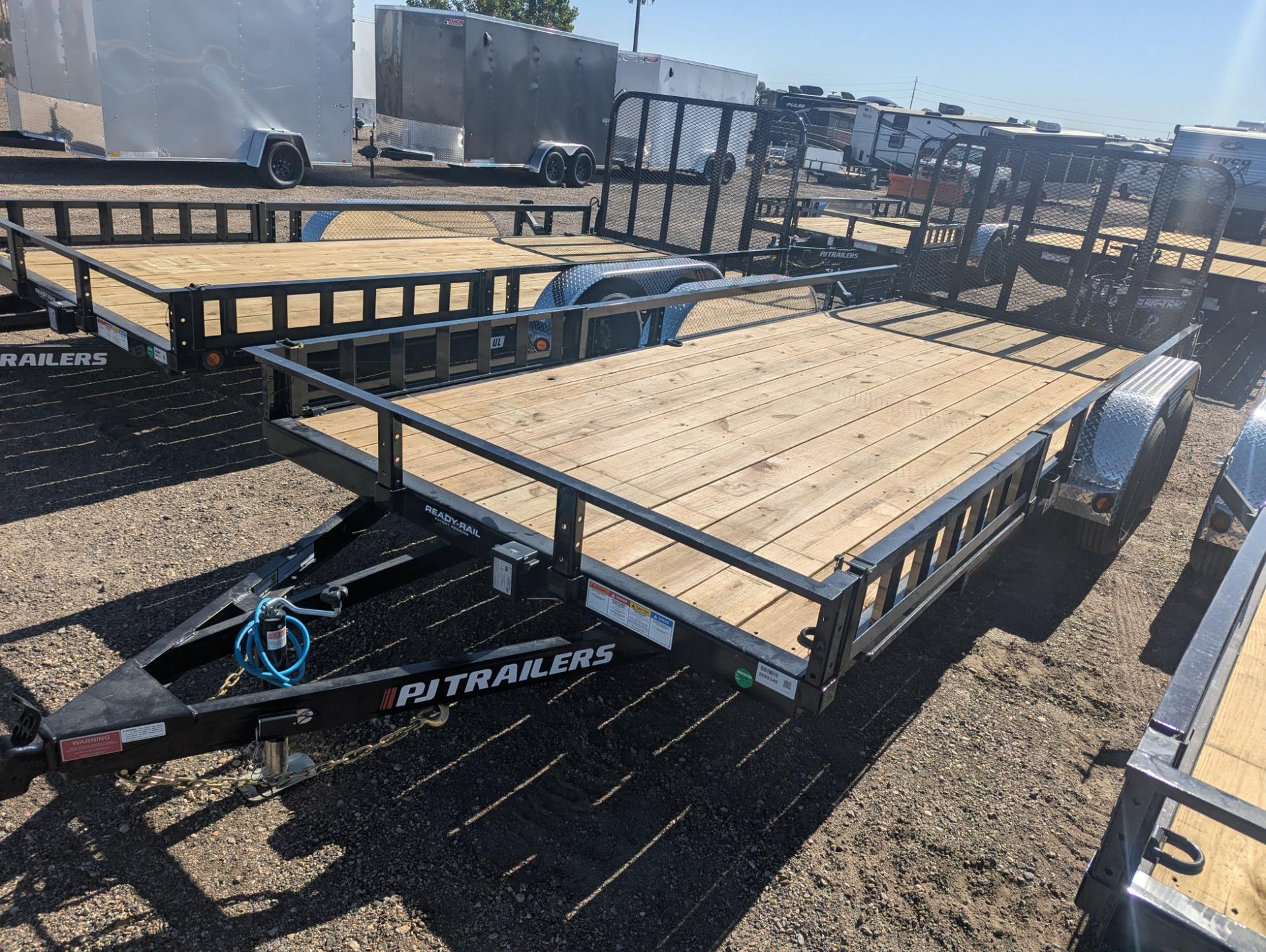 2026 PJ Trailers 7'x18' Channel Utility - UL182 - 8349