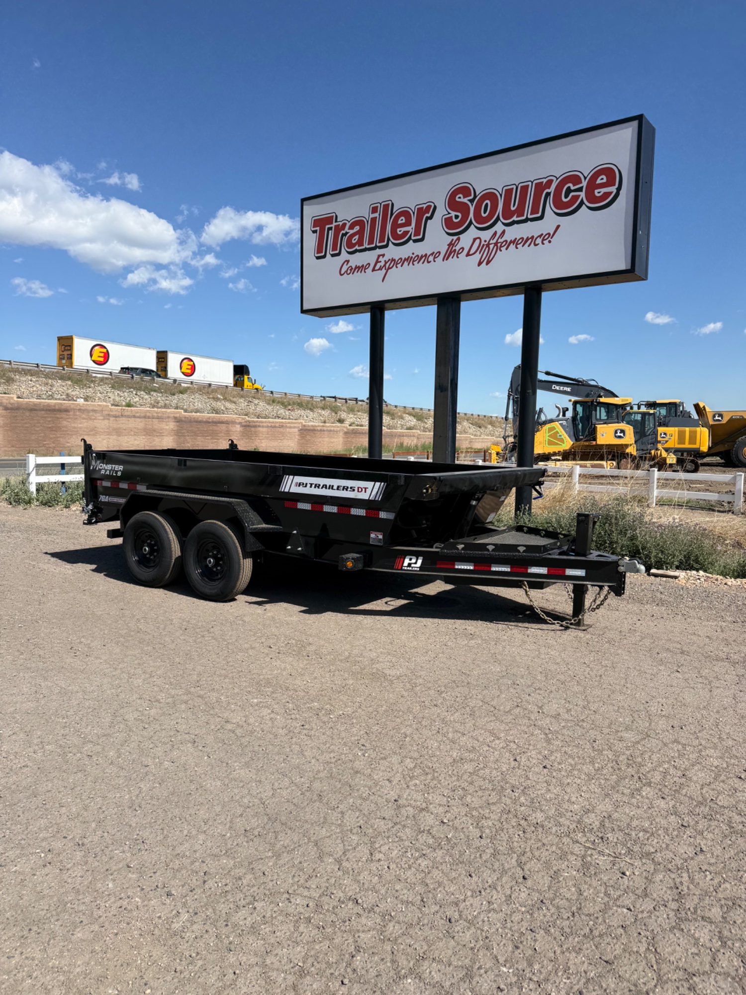 2026 PJ Trailers 7'x14'x2' Telescopic BP - DT1142 - 8517