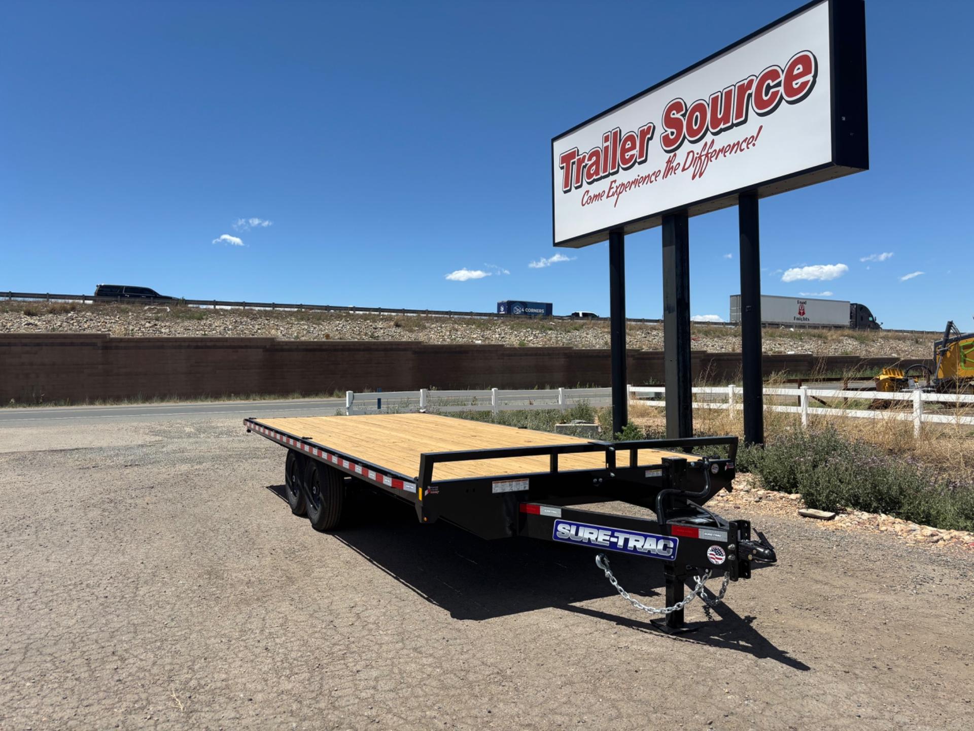 2026 Sure-Trac 8.5'x20' DO Flatbed 15K - 9603