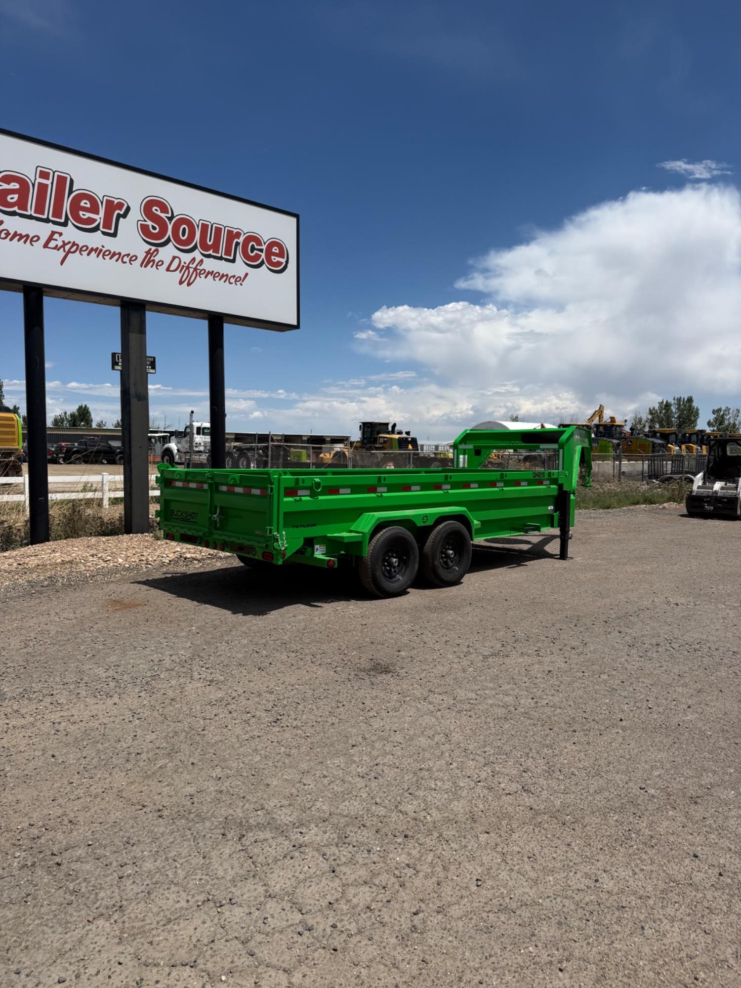 2027 Buckshot Trailers 2027 Buckshot Trailers 7'x16'x2' GN - - thumbnail 2