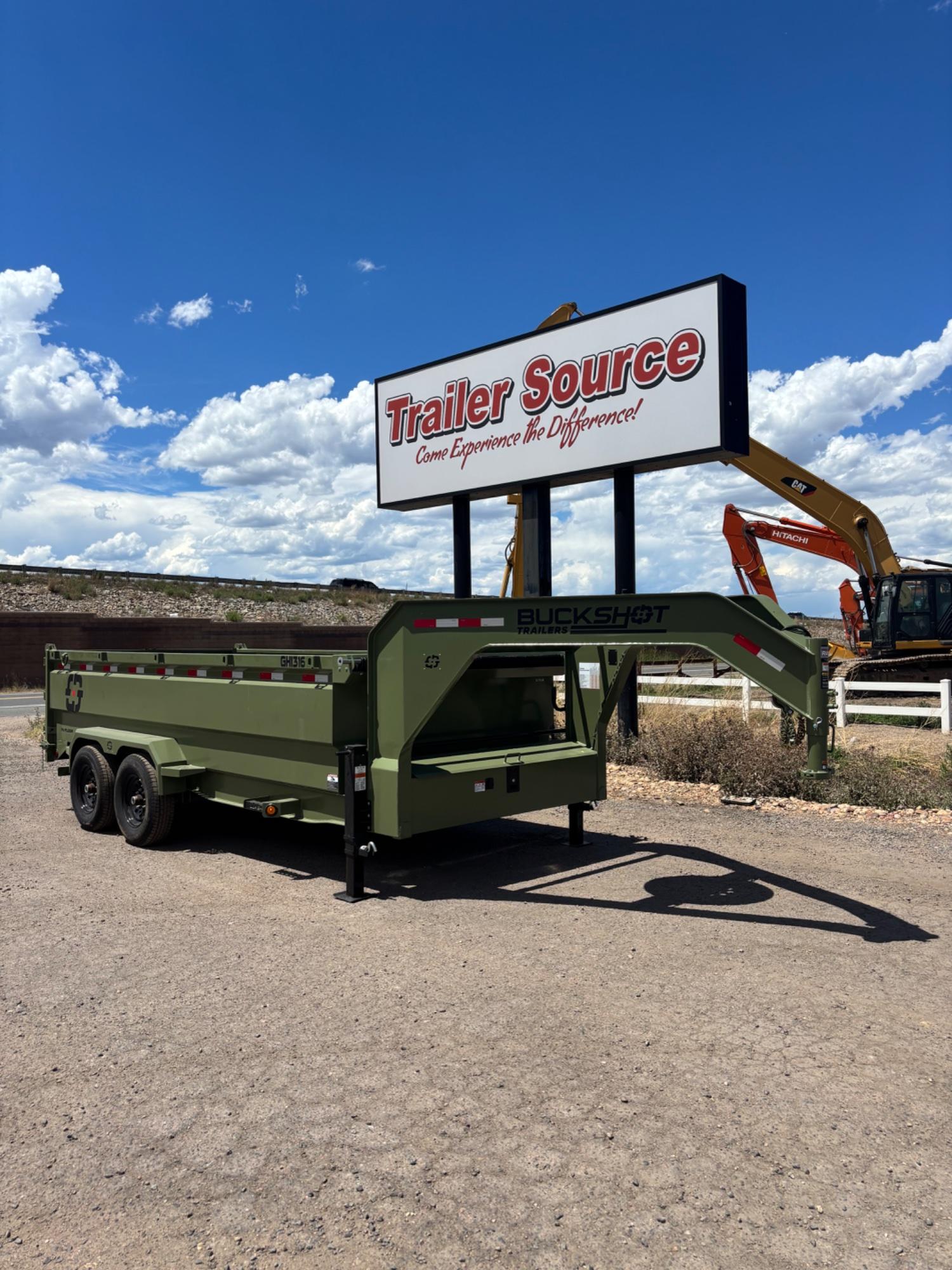 2027 Buckshot Trailers 7'x16'x3' GN - GHI316 - 3833