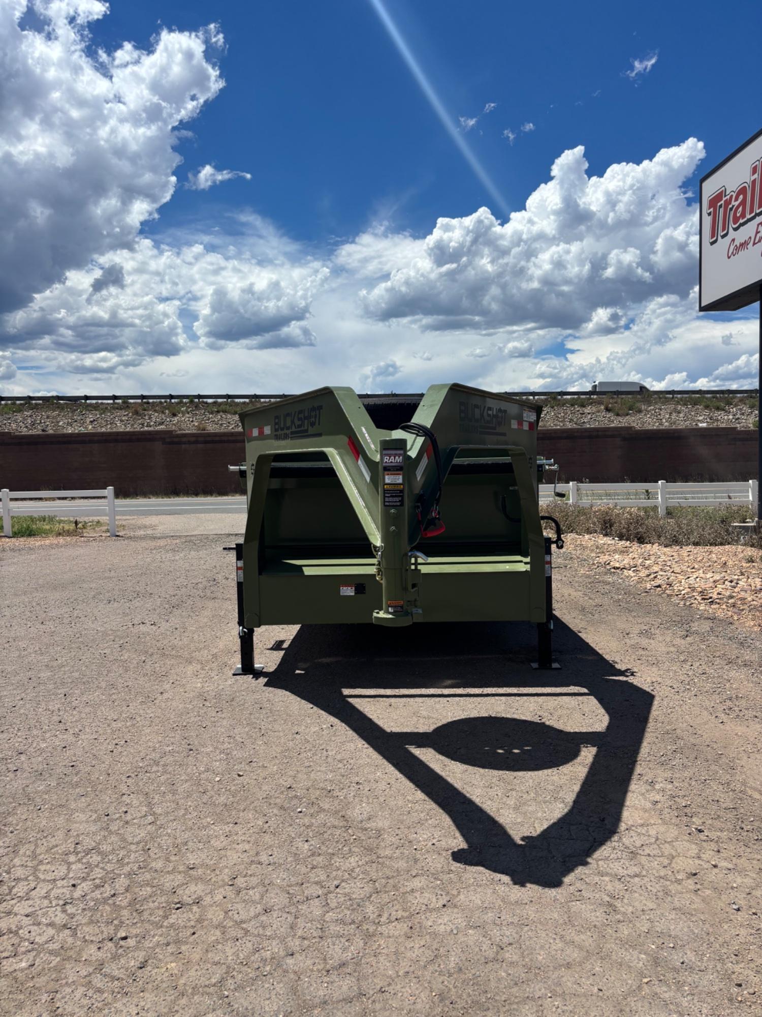 2027 Buckshot Trailers 2027 Buckshot Trailers 7'x16'x3' GN - - thumbnail 2