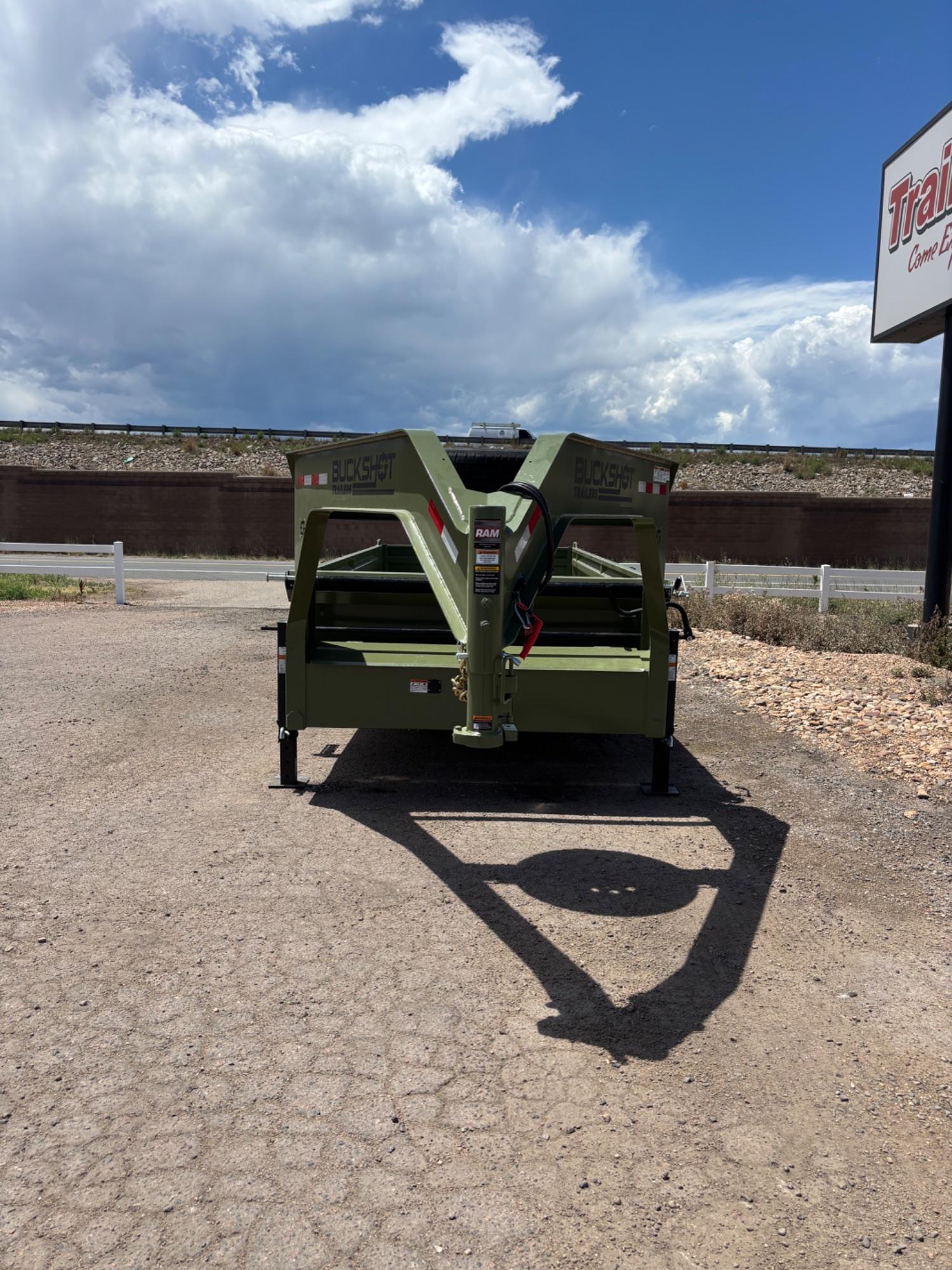 2027 Buckshot Trailers 2027 Buckshot Trailers 7'x16'x2' GN - - thumbnail 2