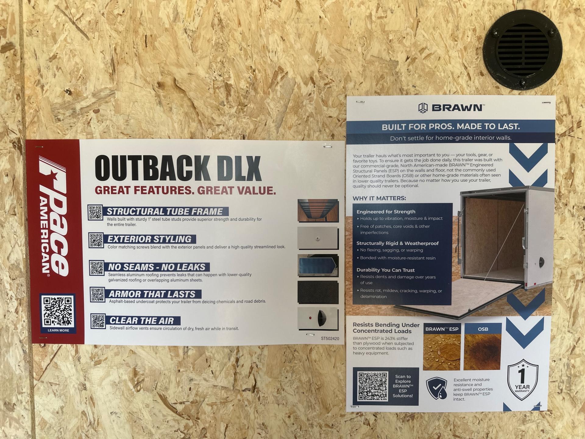 2026 Pace American 2026 Pace American Outback DLX 6'x12' TA - thumbnail 7