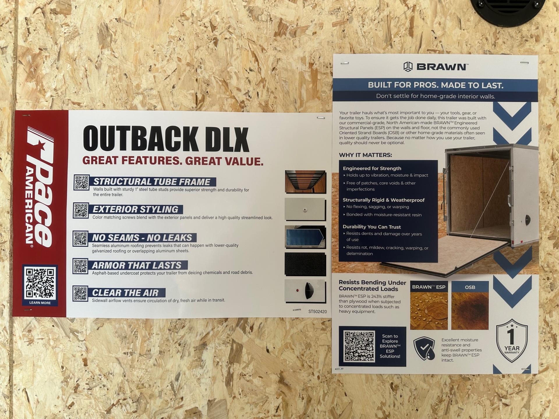 2026 Pace American 2026 Pace American Outback DLX CH 8.5'x18' 10K - - thumbnail 8