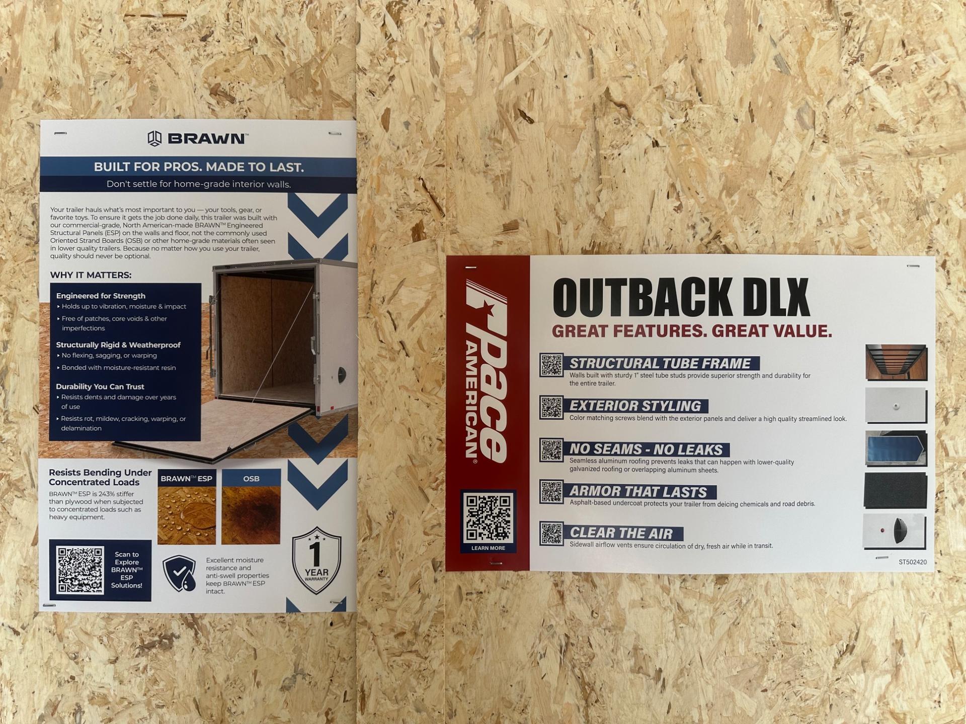 2026 Pace American 2026 Pace American Outback DLX CH 8.5'x16' 10K - - thumbnail 8