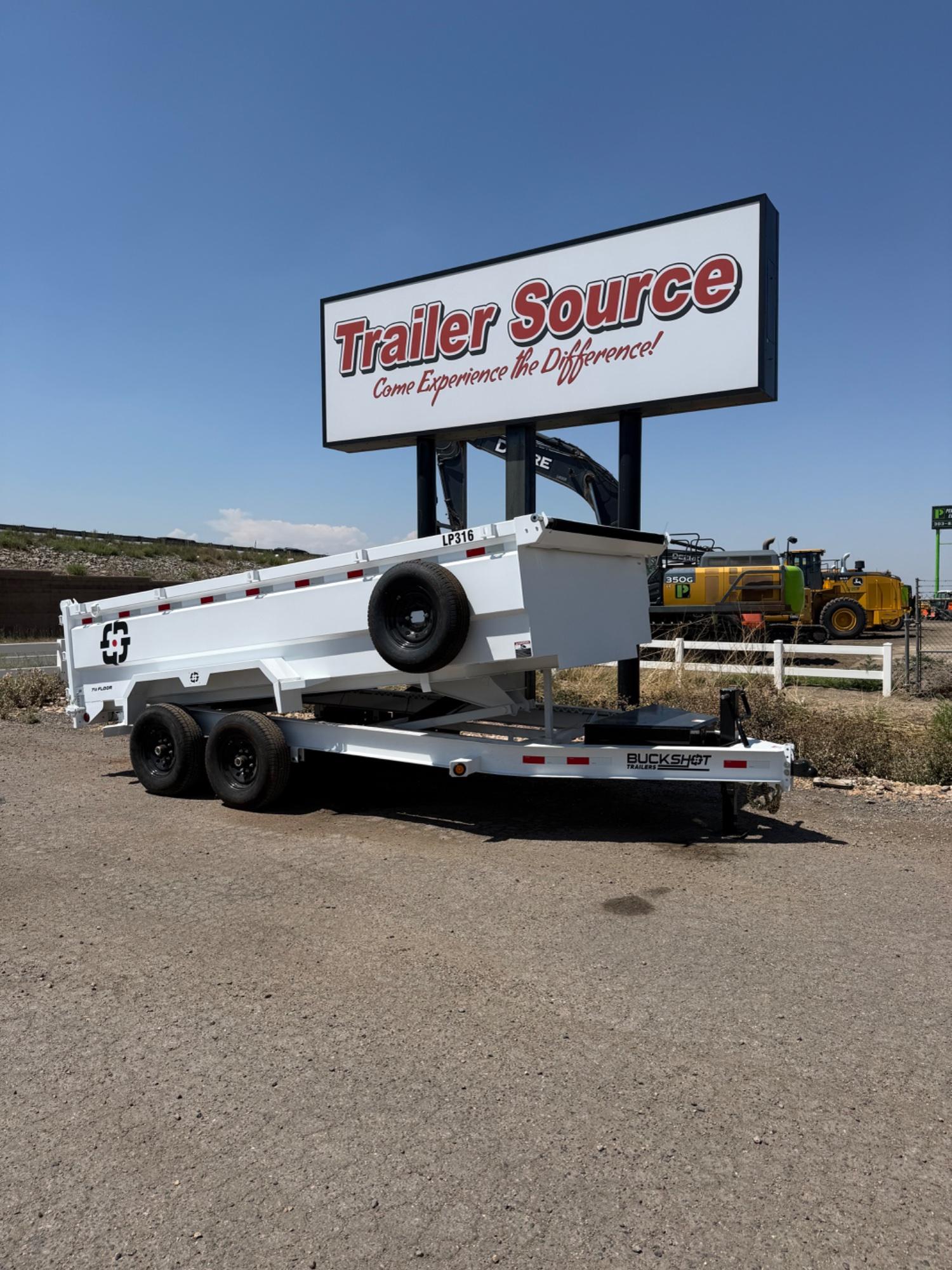 2026 Buckshot Trailers 7'x16'x3' BP - LP316 - 3492