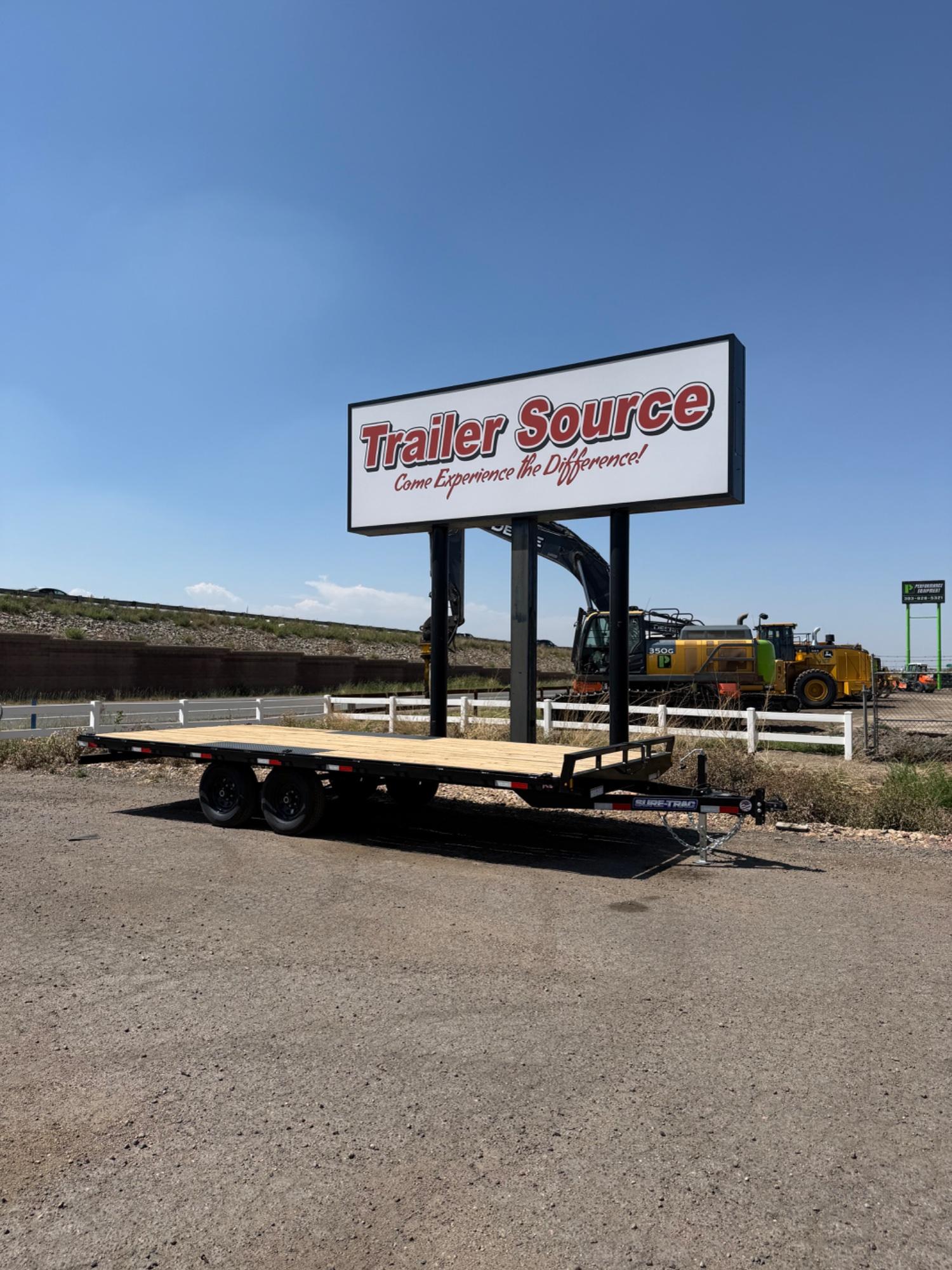 2026 Sure-Trac 8.5'x20' DO Flatbed 10K - 1605