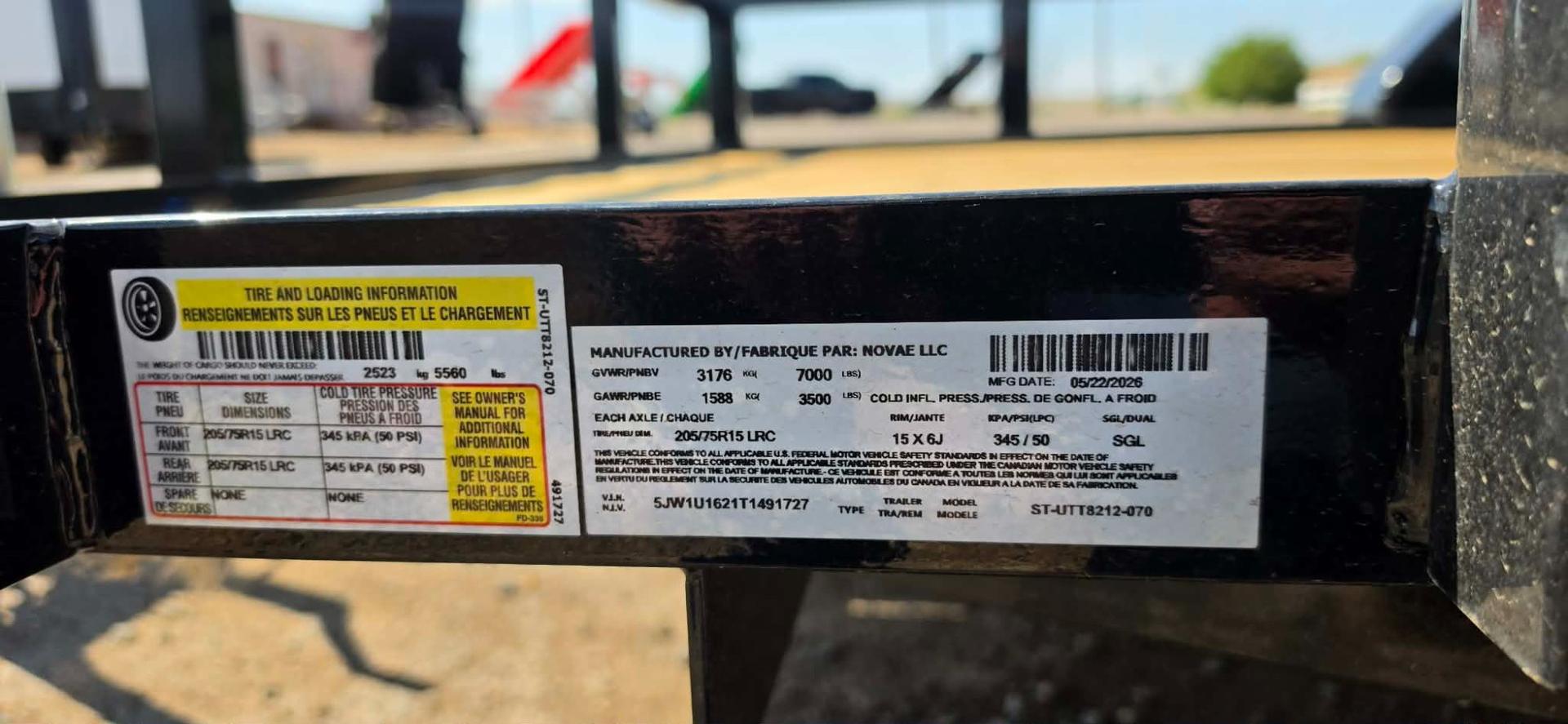 2026 Sure-Trac 2026 Sure-Trac 7'x12' TA Tube Top Utility - - thumbnail 9