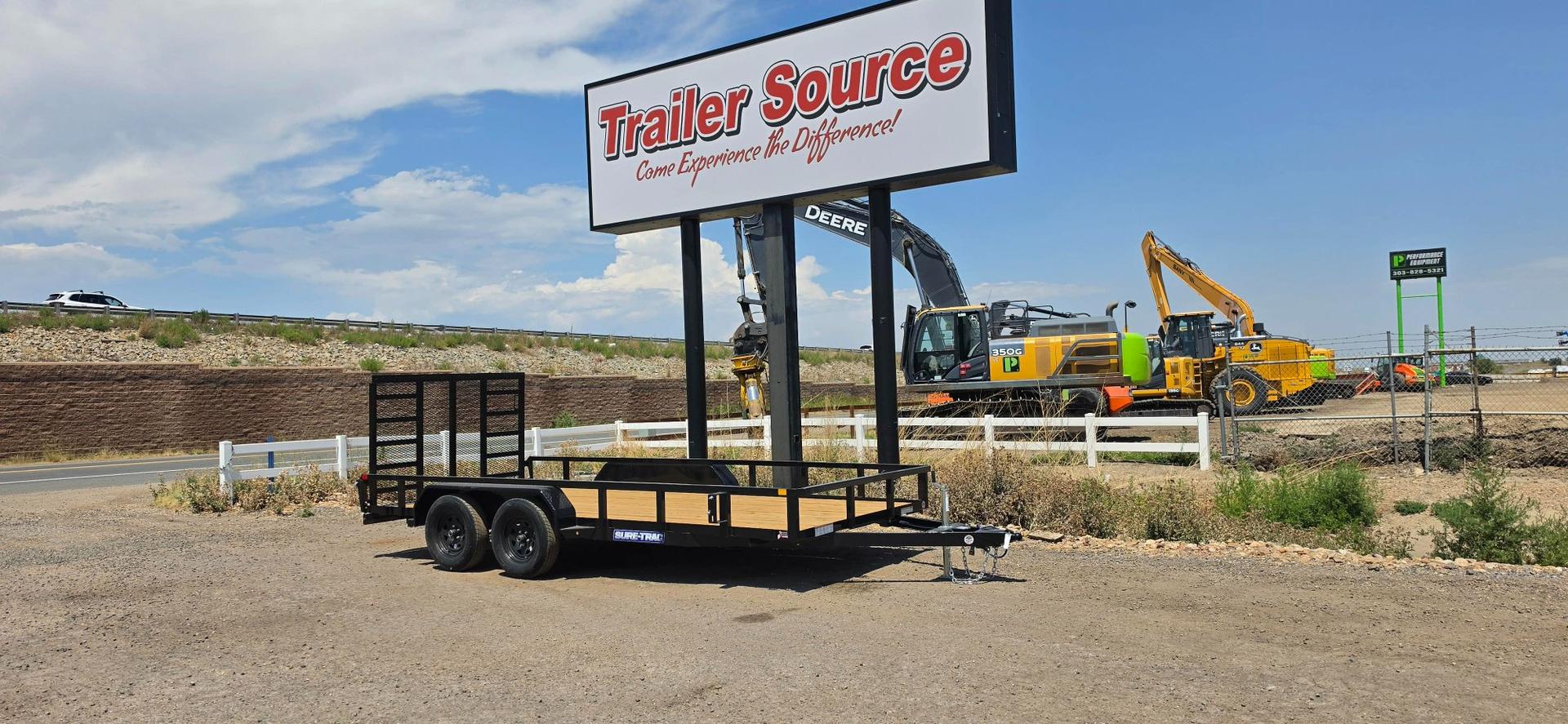 2026 Sure-Trac 7'x16' Tube Top Utility - 1584