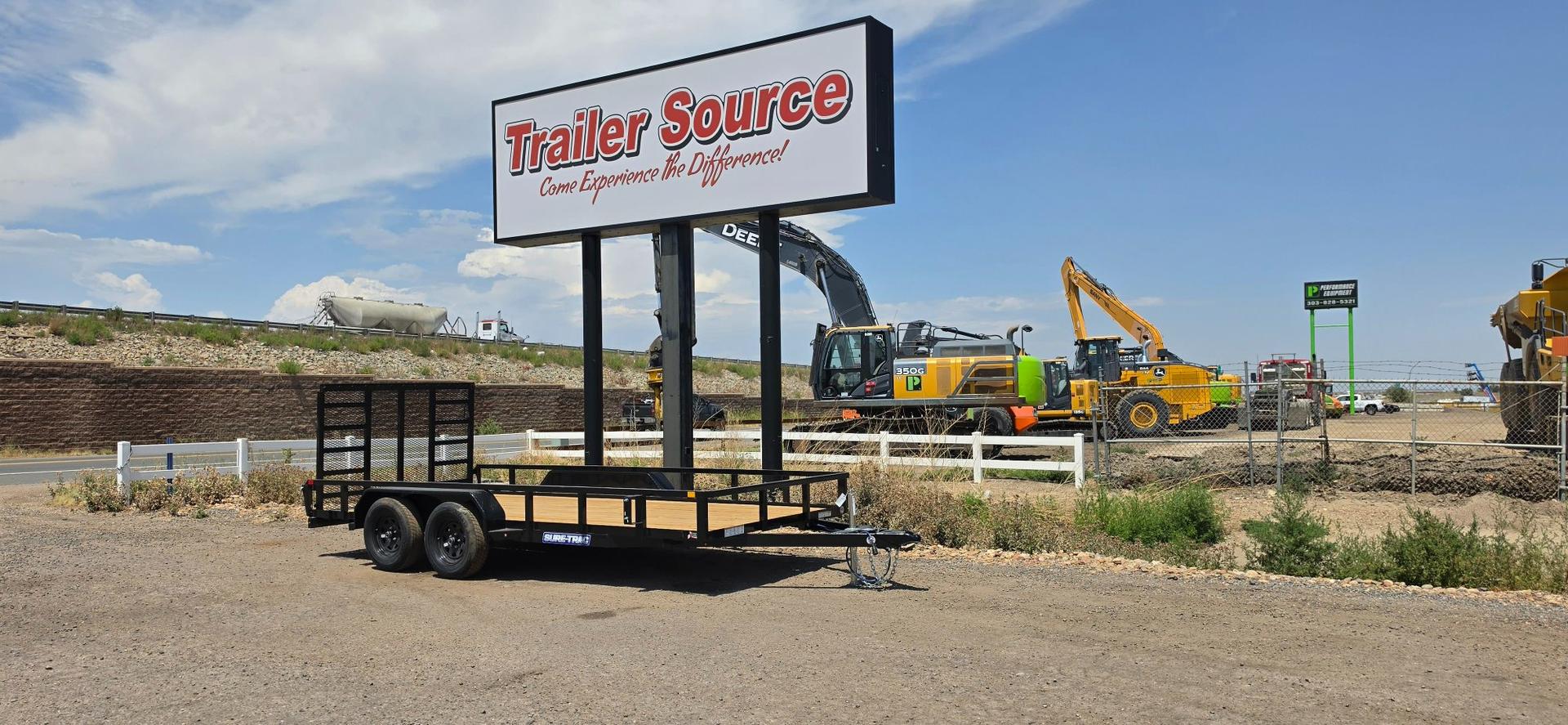 2026 Sure-Trac 7'x16' Tube Top Utility - 1583