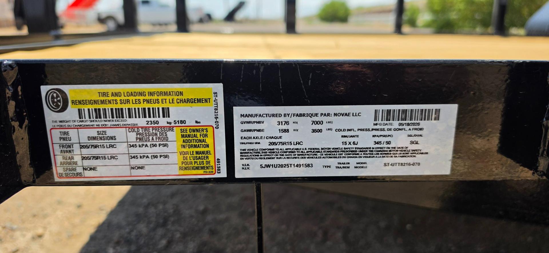 2026 Sure-Trac 2026 Sure-Trac 7'x16' Tube Top Utility - - thumbnail 10