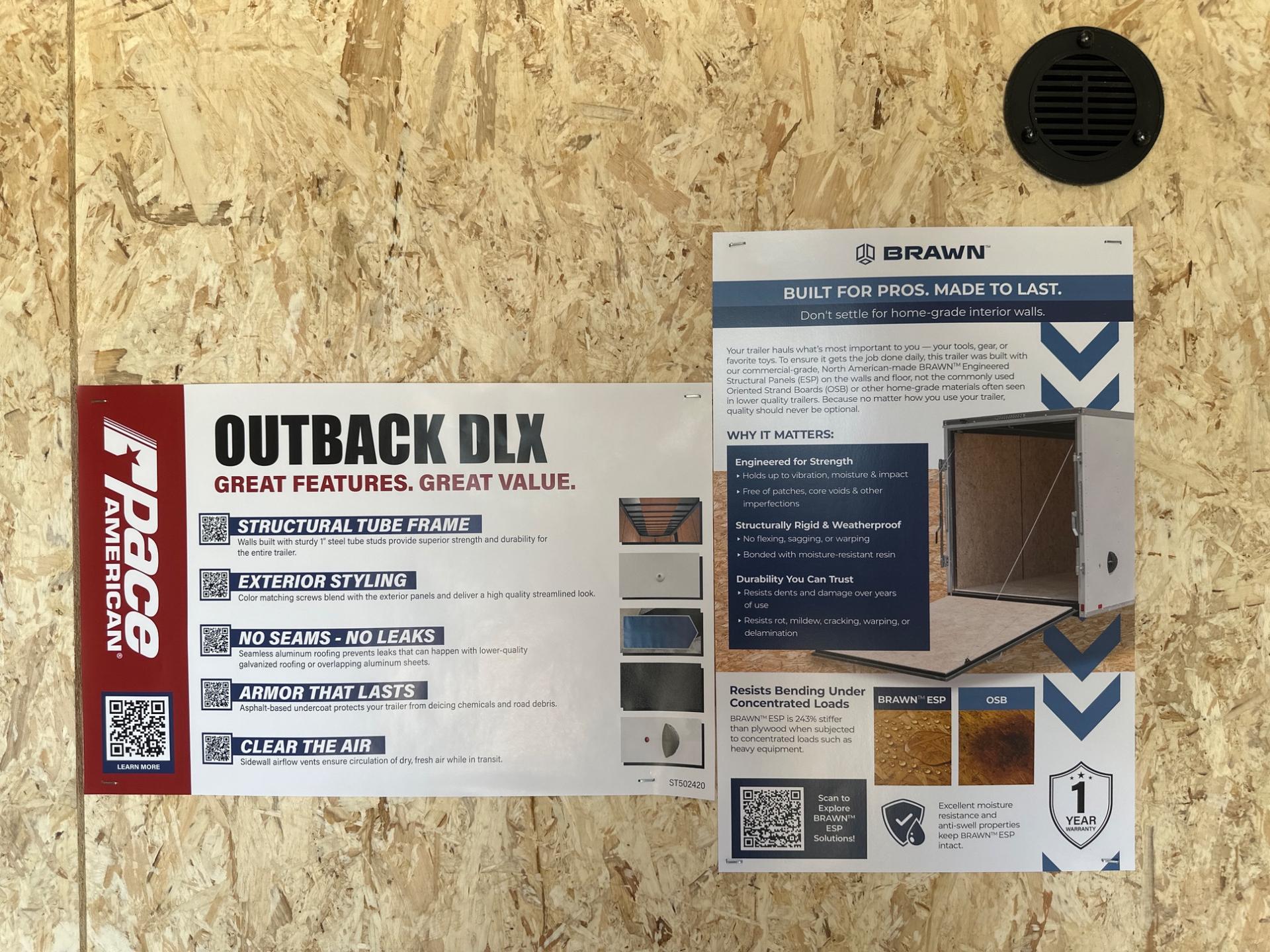 2026 Pace American 2026 Pace American Outback DLX 6'x12' TA - thumbnail 7