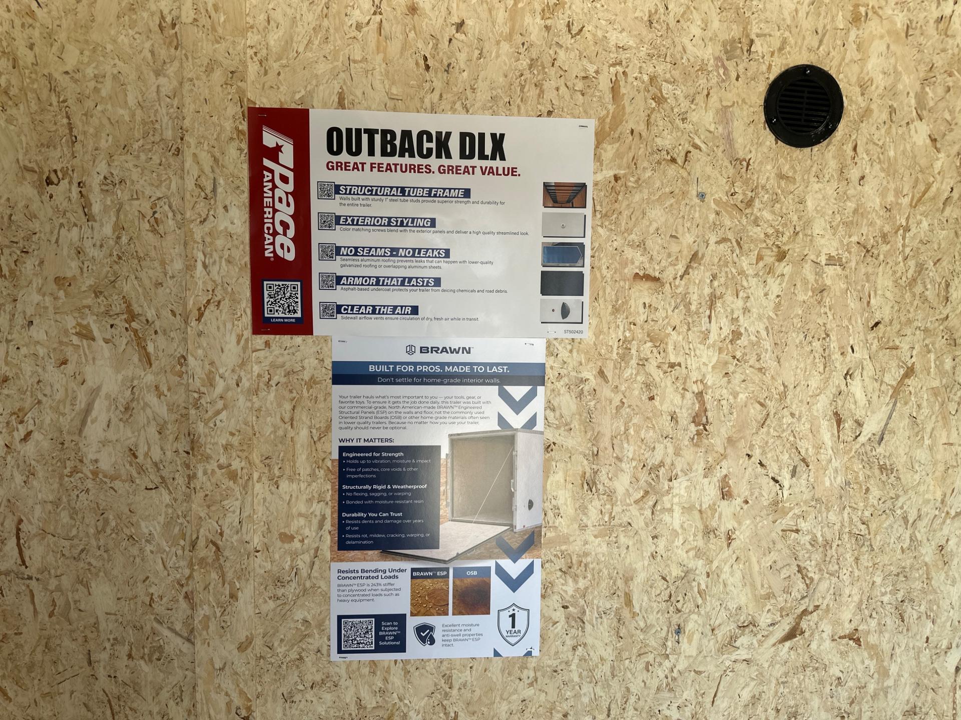 2026 Pace American 2026 Pace American Outback DLX 7'x14' - thumbnail 7