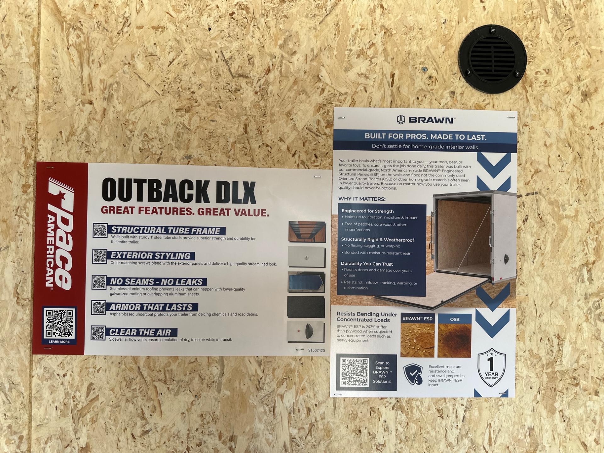 2026 Pace American 2026 Pace American Outback DLX 7'x14' - thumbnail 8